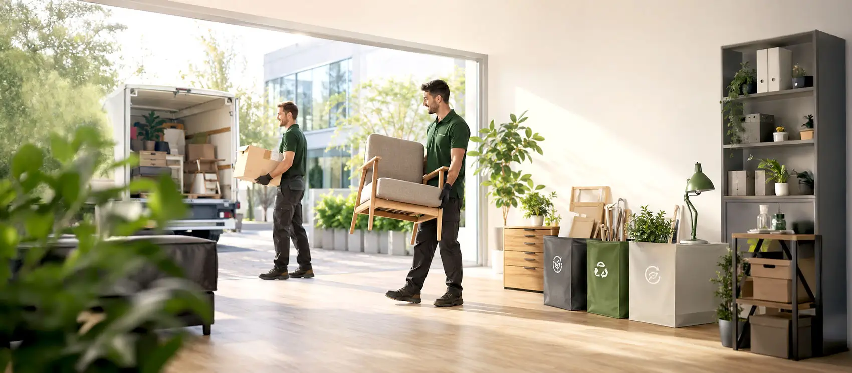 Débarras écologique pour vider une maison, vider un appartement et recycler les objets